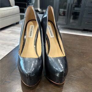 Steve Madden Black Patent Leather Heels